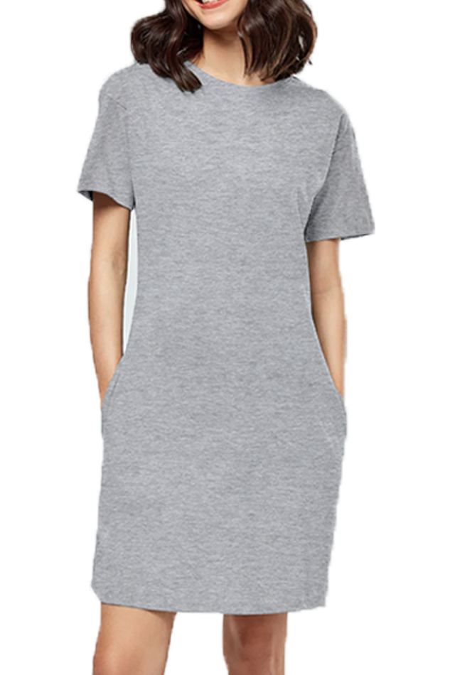 Women's T-shirt dress plain