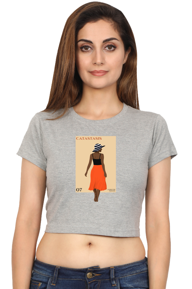 Women's Crop Top - Fashionista Catastatis