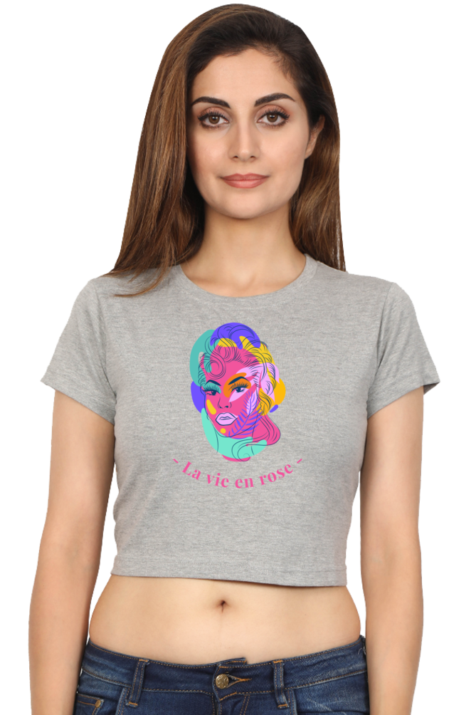 Women's Crop Top - En rose