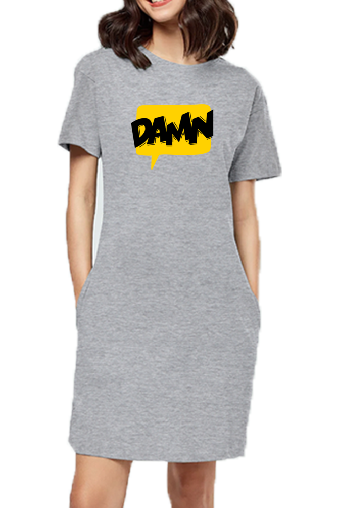 Women's T-shirt dress - Damn