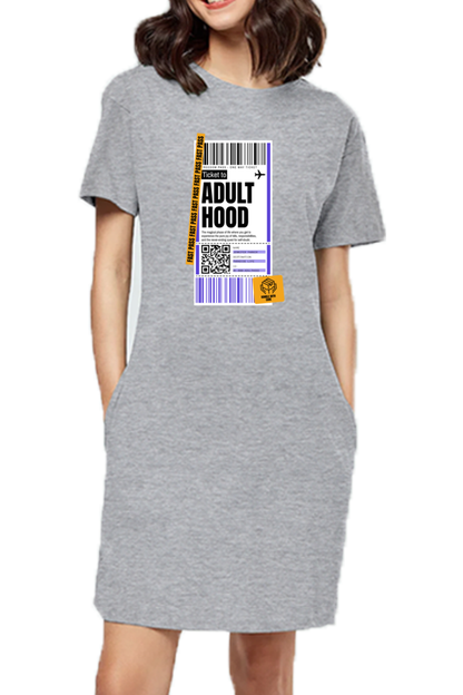 Women's T-shirt dress - Adulthood