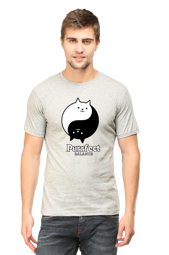 Classic T-shirt - Purrfect balance cat