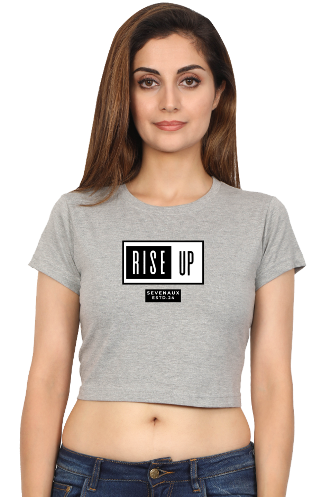 Women's Crop Top - Rise up