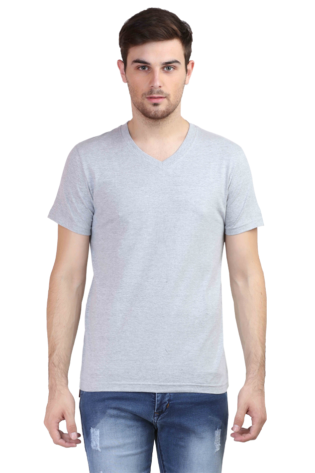 V Neck T-Shirt Plain