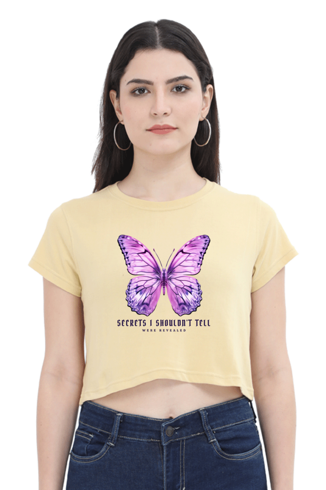 Women's Crop Top - Secrets I should not spill