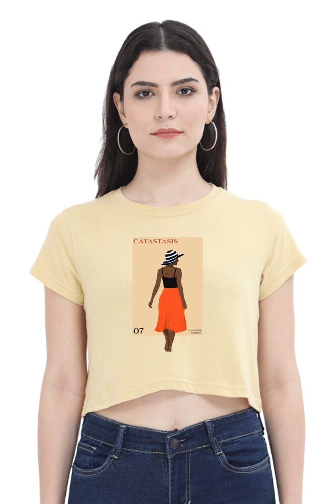 Women's Crop Top - Fashionista Catastatis