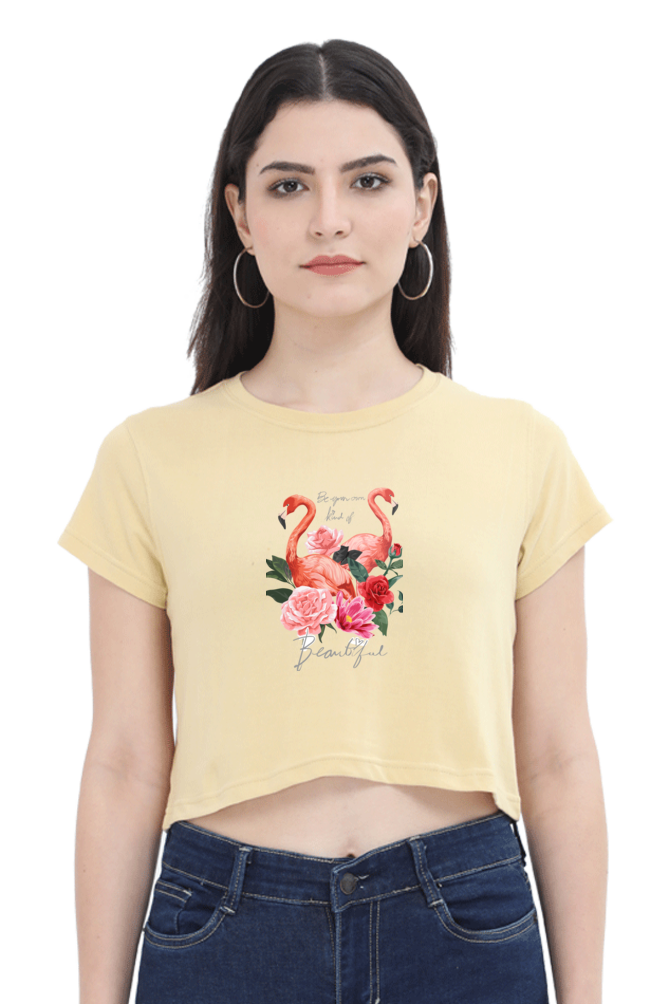 Women's Crop Top - Swan Beautiful