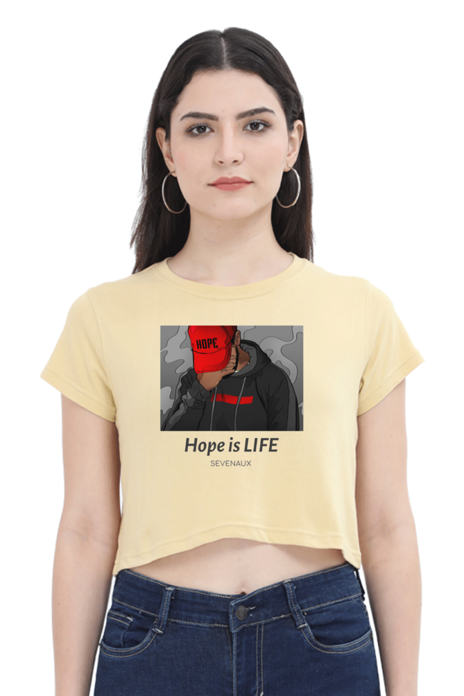 Women's Crop Top - Hope is life