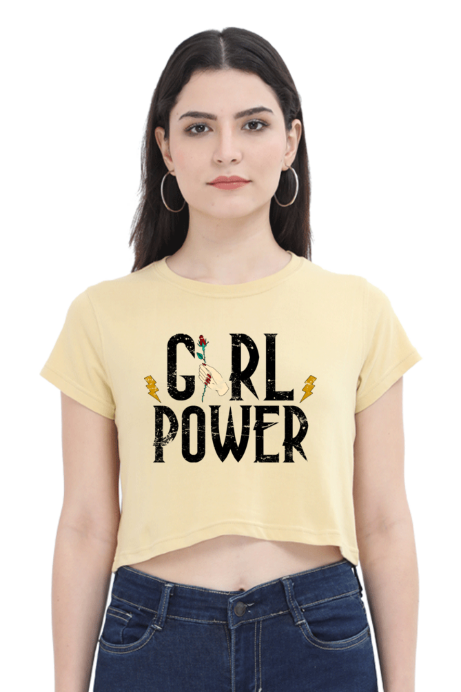 Women's Crop Top - GIRL POWER