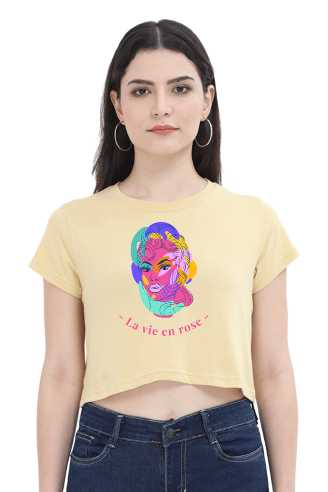 Women's Crop Top - En rose