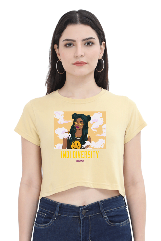 Women's Crop Top - Indi Diversity