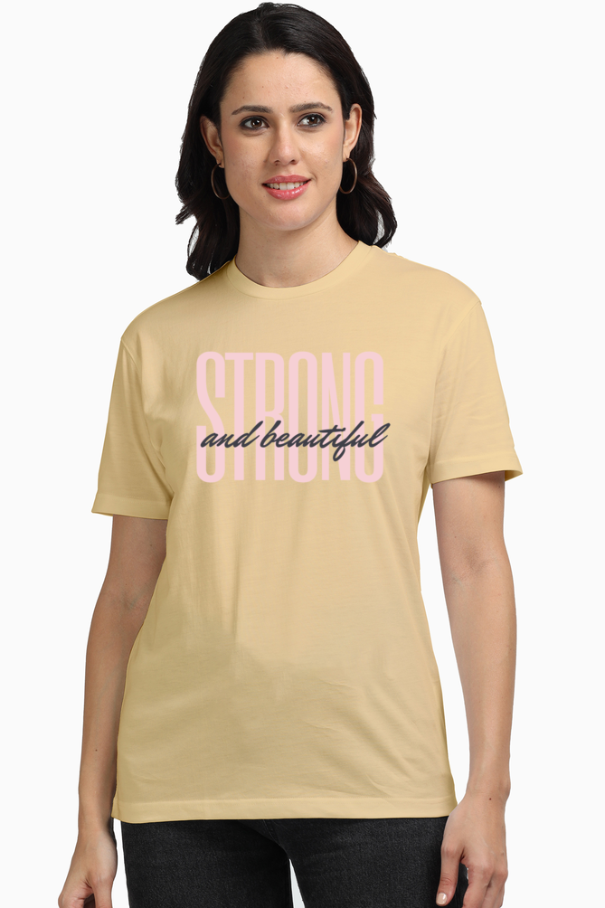 Premium Women's T-shirt - Strong & Beautiful