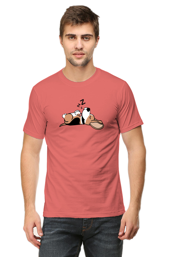 Classic T-shirt - Sleeping beagle