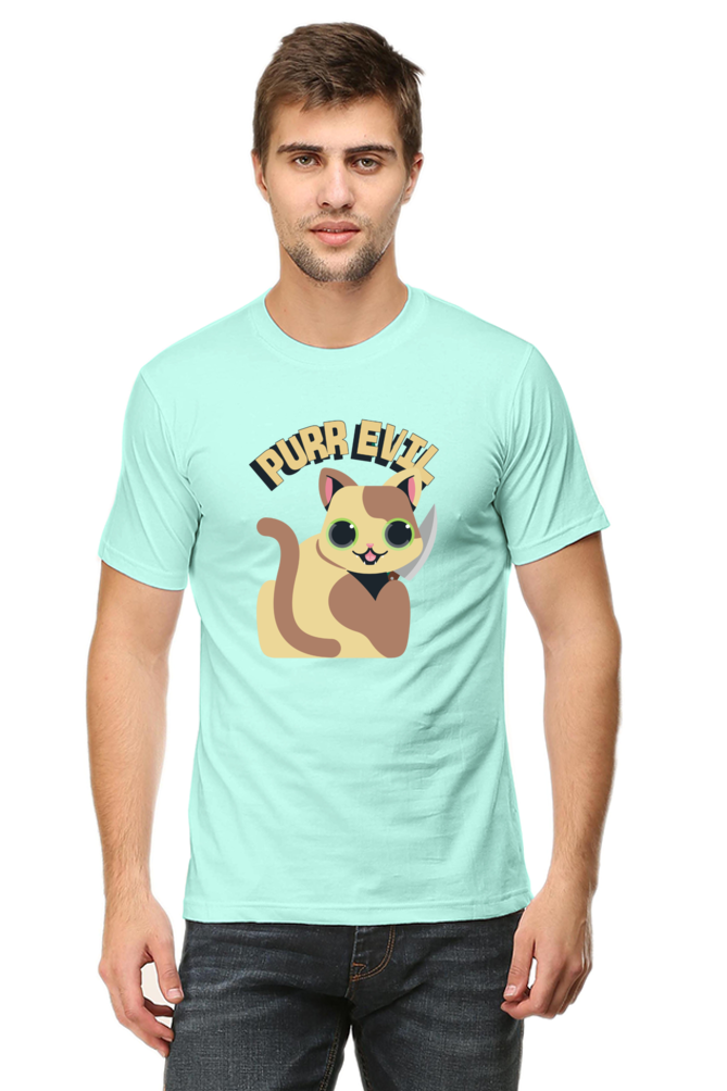 Classic T-shirt - Purr evil cat