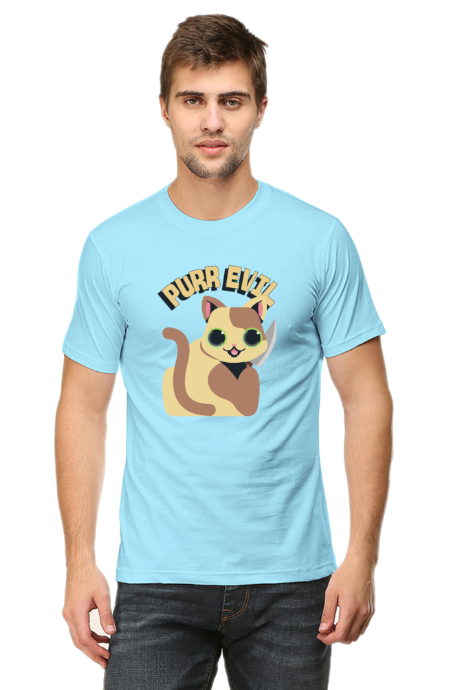 Classic T-shirt - Purr evil cat