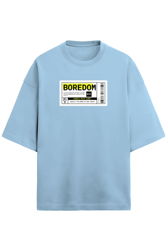 Premium Terry Oversized T-shirt – Boredom Label