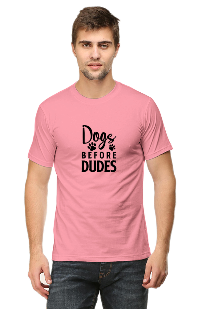 Classic T-shirt - Dogs before dudes