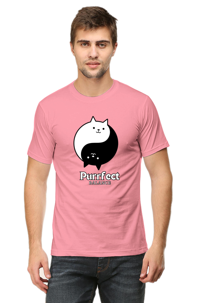 Classic T-shirt - Purrfect balance cat