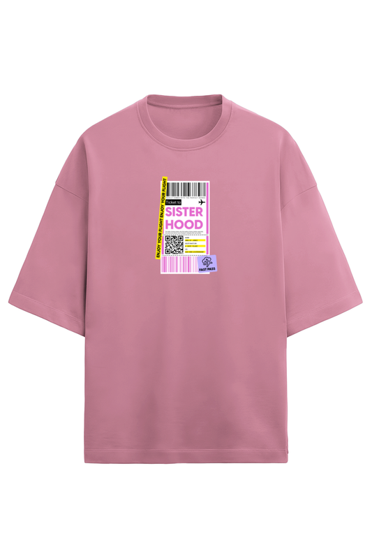 Premium Terry Oversized T-shirt – Sisterhood label