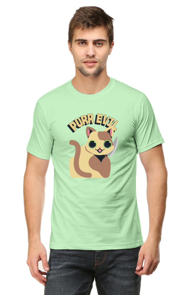 Classic T-shirt - Purr evil cat