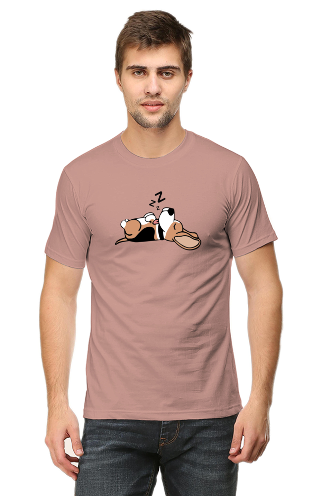 Classic T-shirt - Sleeping beagle