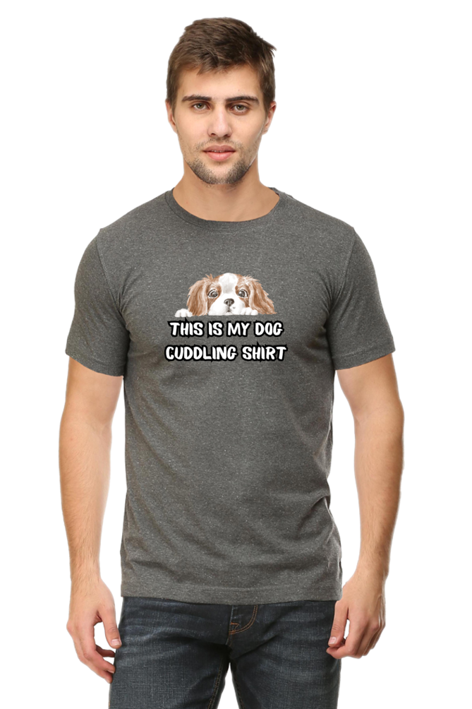 Classic T-shirt - Cuddling dog shirt