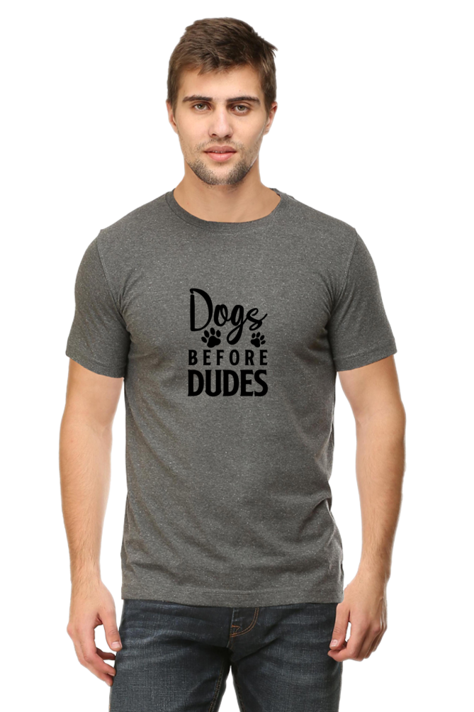 Classic T-shirt - Dogs before dudes