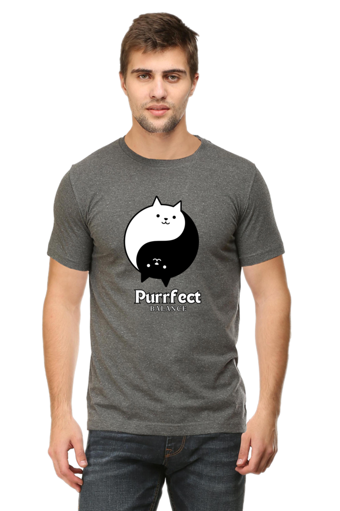 Classic T-shirt - Purrfect balance cat