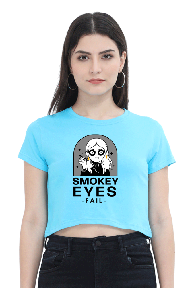 Women's Crop Top - Smokey eyes