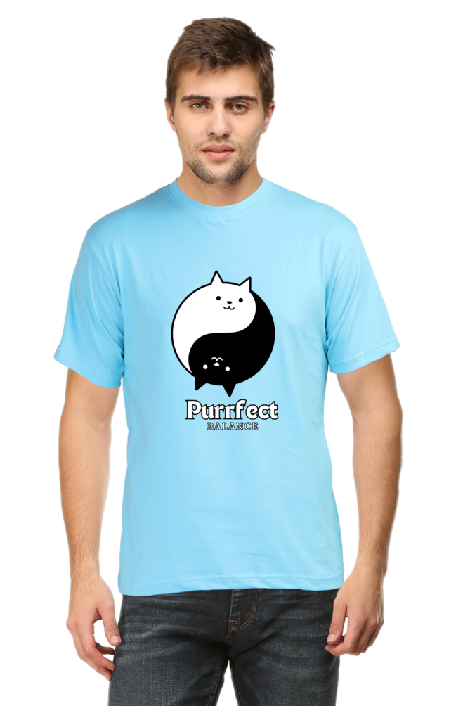 Classic T-shirt - Purrfect balance cat