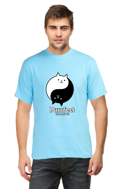 Classic T-shirt - Purrfect balance cat