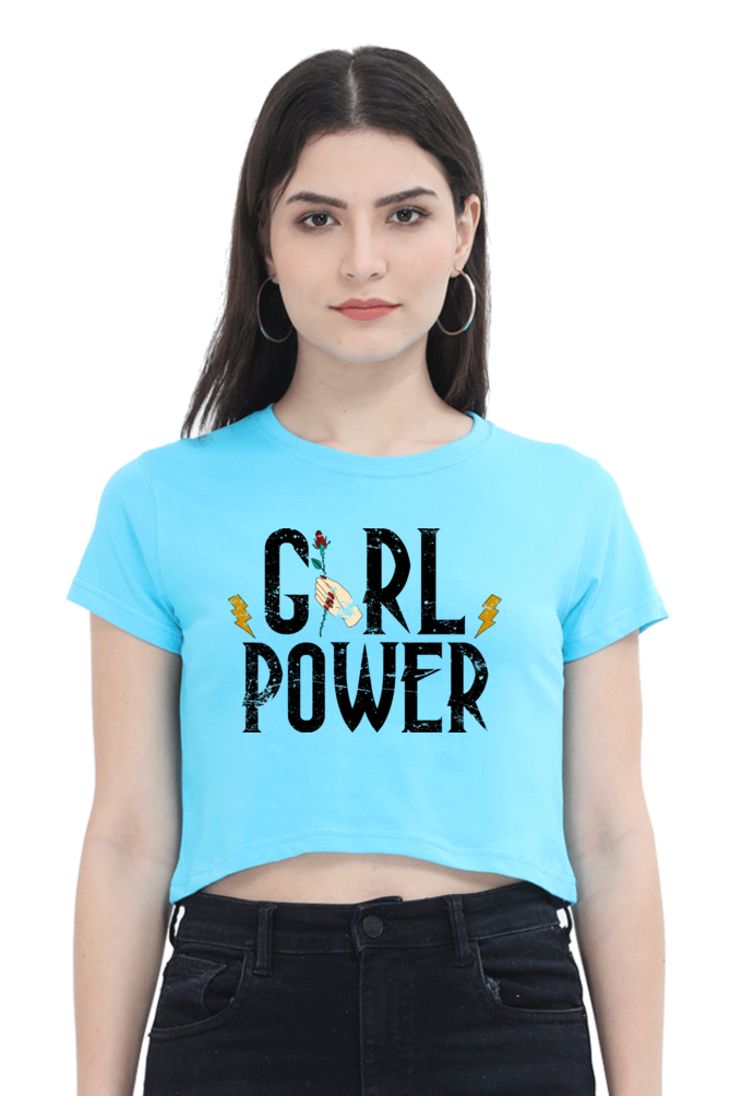 Women's Crop Top - GIRL POWER