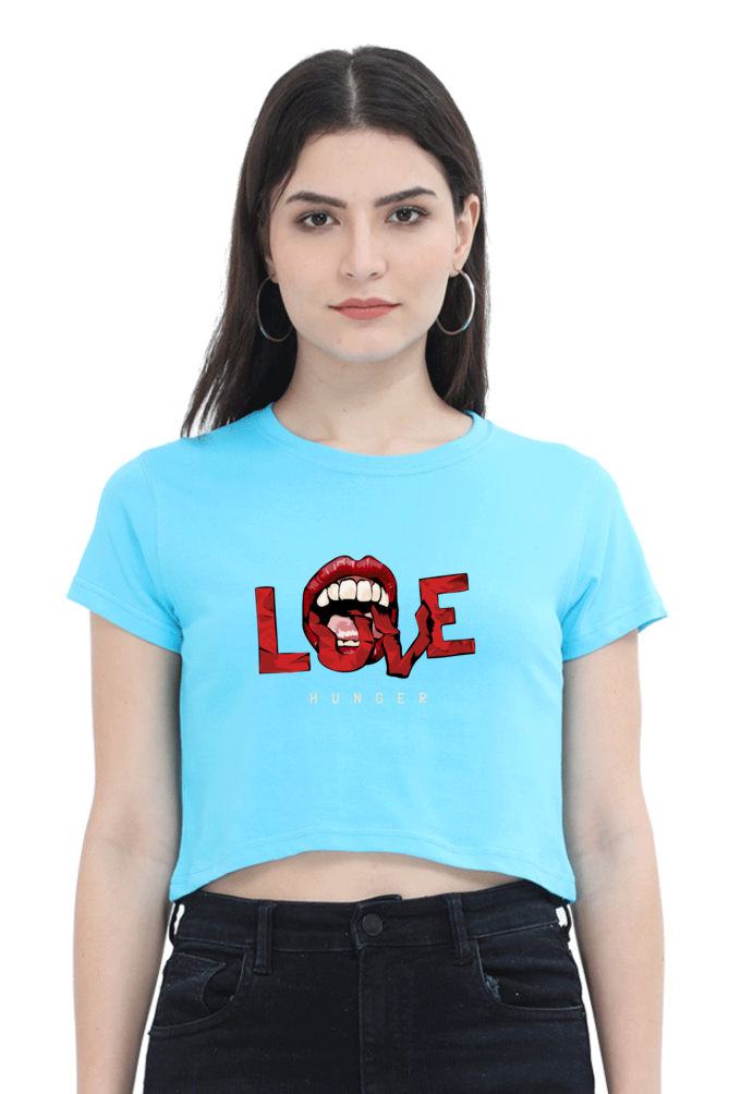 Women's Crop Top - LOVE