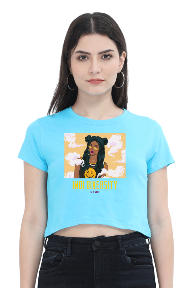 Women's Crop Top - Indi Diversity