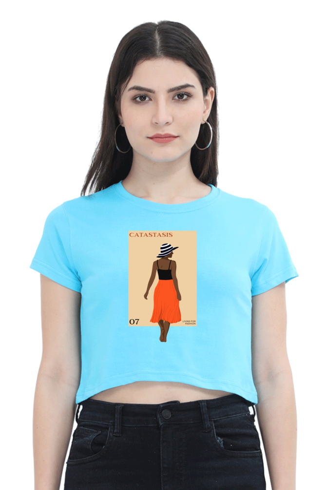 Women's Crop Top - Fashionista Catastatis