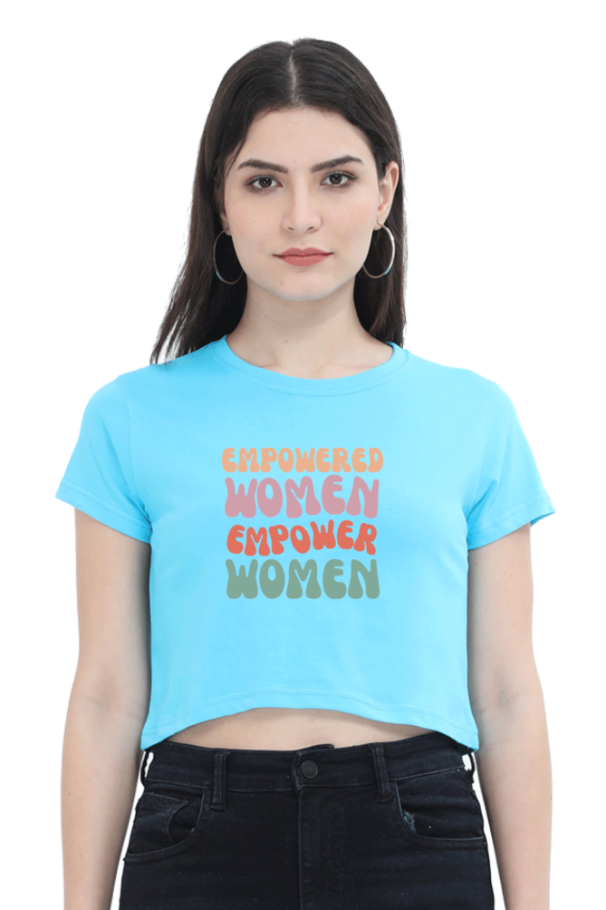 Women's Crop Top - Empowered Women