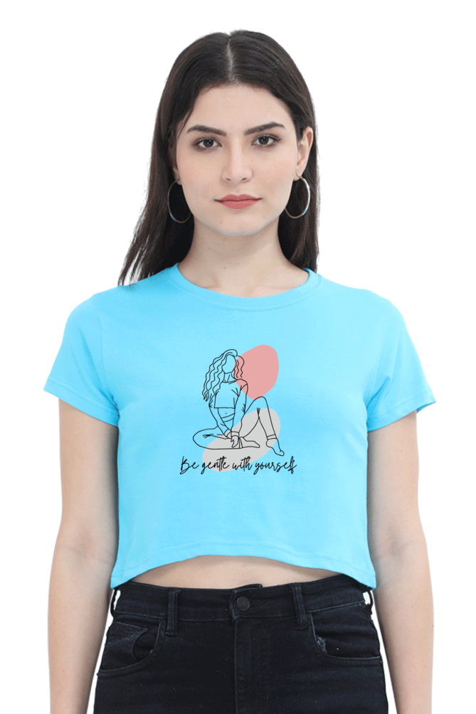 Women's Crop Top - Be Gentle!