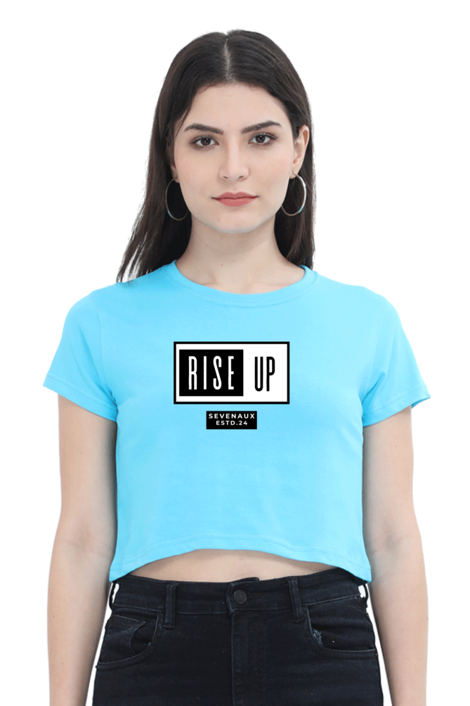 Women's Crop Top - Rise up