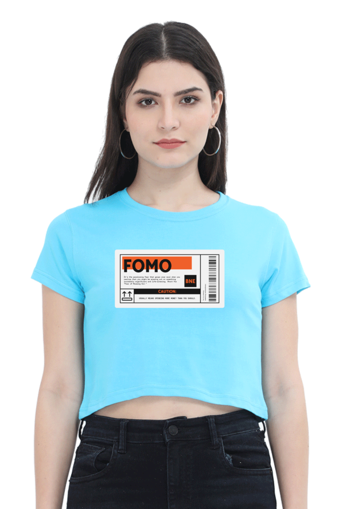 Women's Crop Top - FOMO label