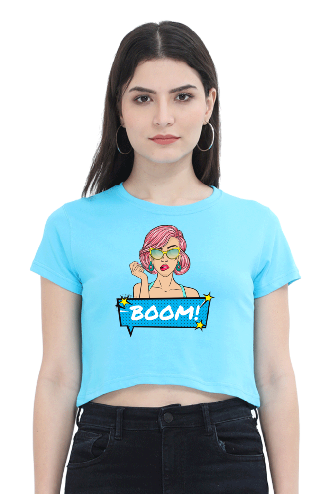 Women's Crop Top - Boom