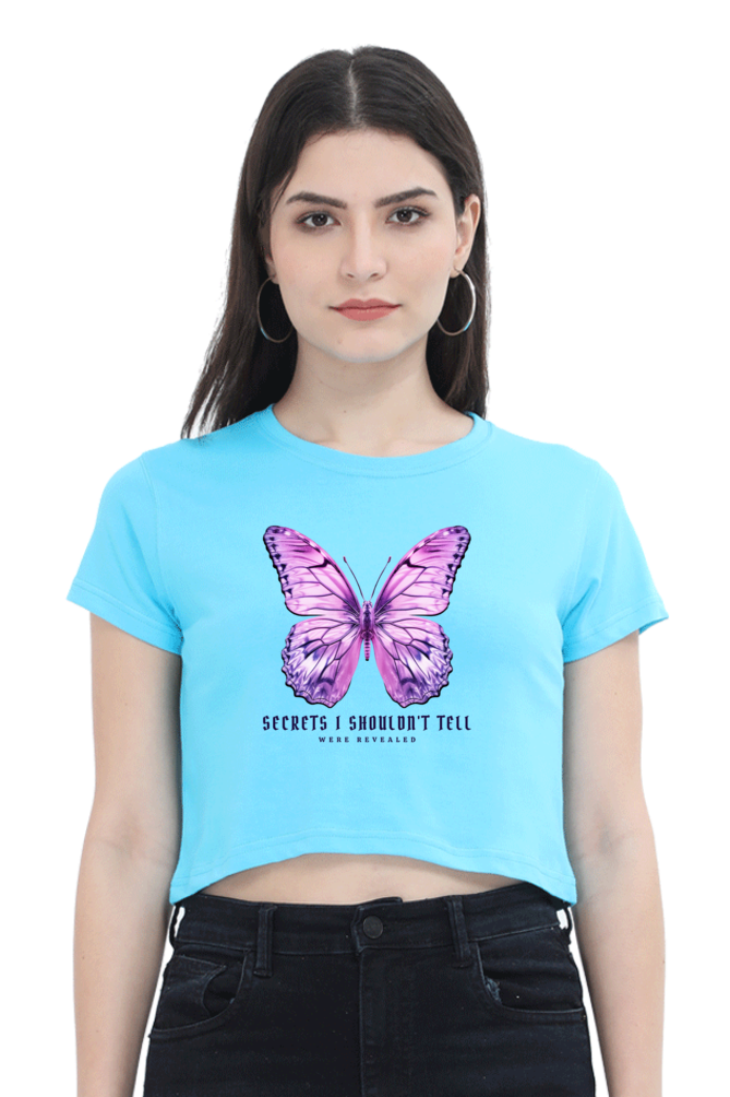 Women's Crop Top - Secrets I should not spill