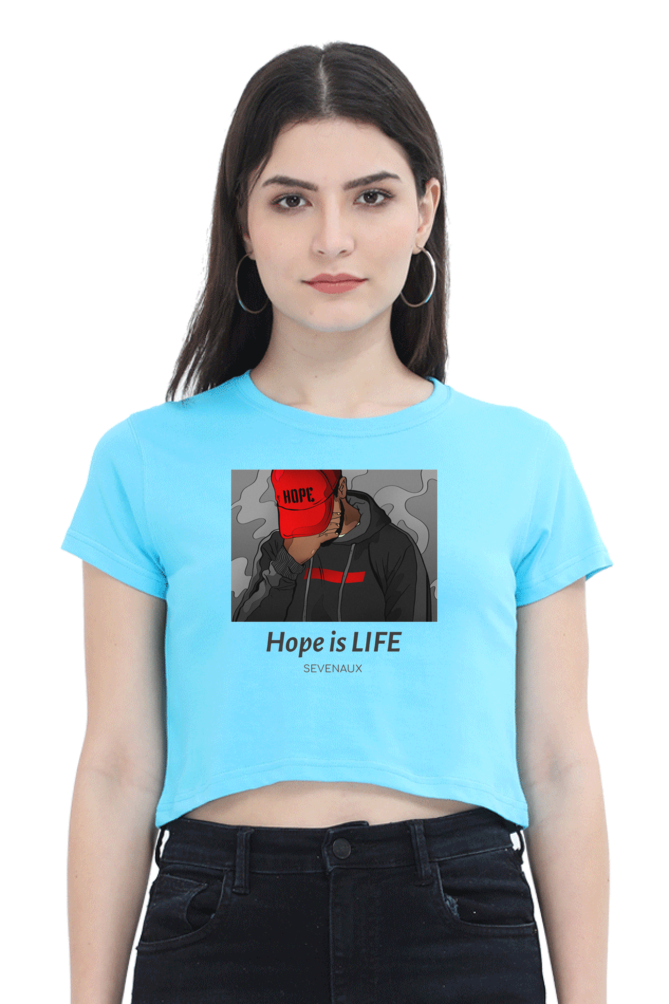 Women's Crop Top - Hope is life