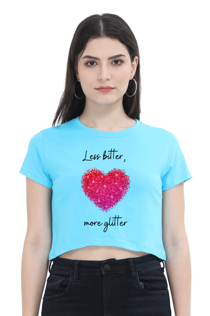 Women's Crop Top - Glitter!