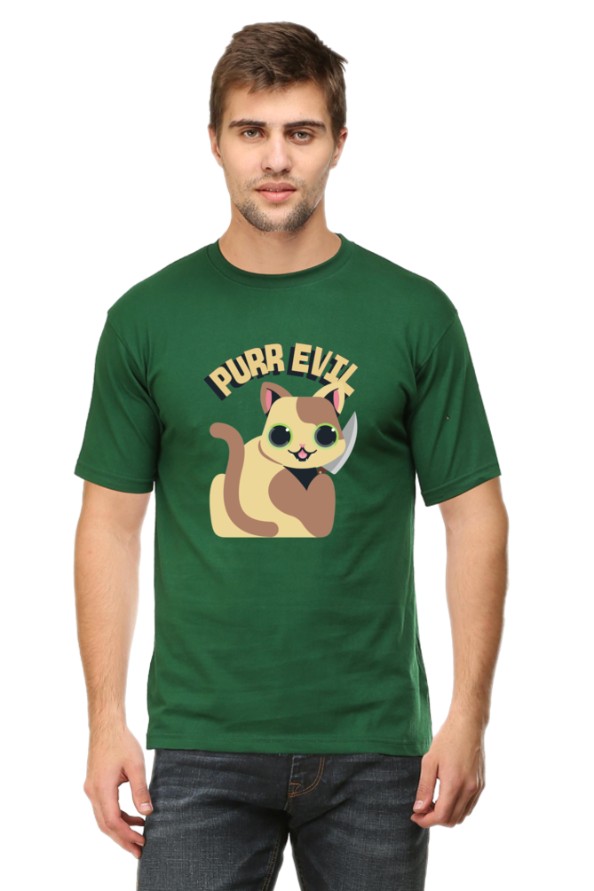 Classic T-shirt - Purr evil cat