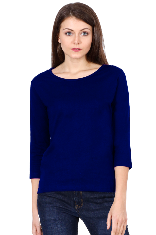 Women's 3/4 sleeve T-shirt Plain