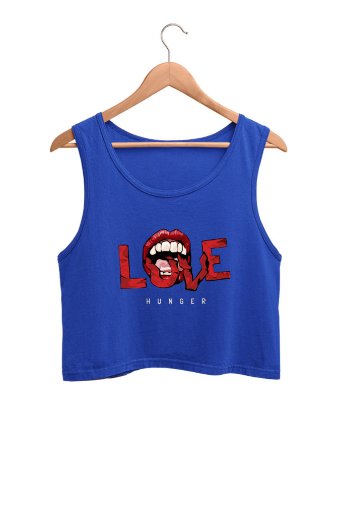 Women's Crop Tank Top - LOVE