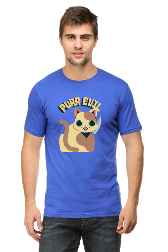 Classic T-shirt - Purr evil cat