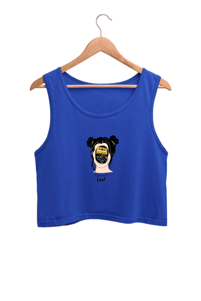 Women's Crop Tank Top - Woman music