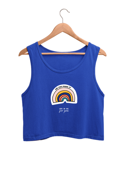 Women's Crop Tank Top - We can make it