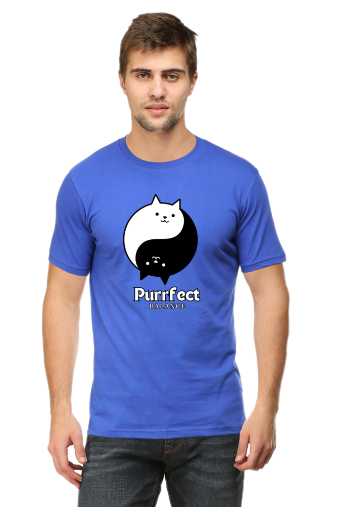 Classic T-shirt - Purrfect balance cat